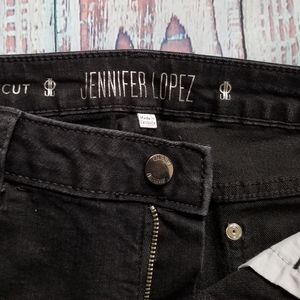 Jennifer Lopez boot cut jeans.